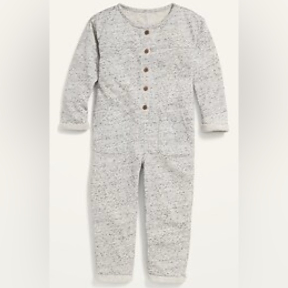 Old Navy Other - Cozy Long-Sleeve French Terry One-Piece for Toddler Girls